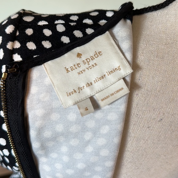 Kate Spade Polka Dot A-line Mini Dress with Pockets Size 4 - Picture 8 of 9